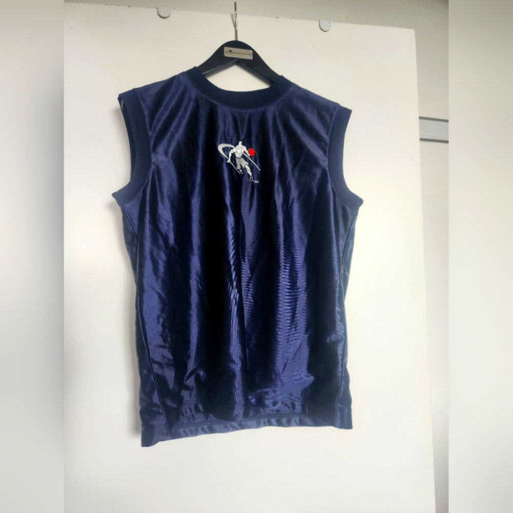 AND1 Vintage Basketball Jersey (Navy Blue, Size L)
